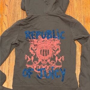 Juicy Couture Charcoal Gray Apparel jacket. NEW